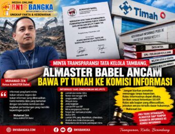 Minta Transparansi Tata Kelola Tambang, ALMASTER Babel Ancam Bawa PT Timah ke Komisi Informasi