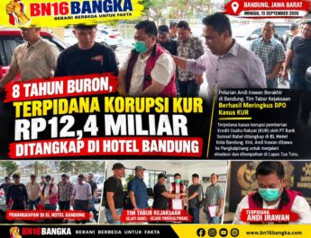 8 Tahun Buron, Terpidana Korupsi KUR Rp12,4 Miliar Ditangkap di Hotel Bandung