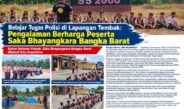 Belajar Tugas Polisi di Lapangan Tembak: Pengalaman Berharga Peserta Saka Bhayangkara Bangka Barat  Bukan Sekadar Kemah, Saka Bhayangkara Bangka Barat Dibekali Ilmu Kepolisian