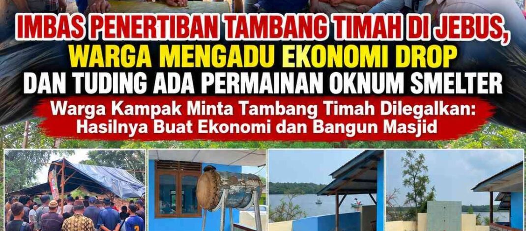 Warga Kampak Minta Tambang Timah Dilegalkan: Hasilnya Buat Ekonomi dan Bangun Masjid