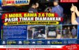 Satlap Tricakti Gagalkan Penyelundupan 3,6 Ton Pasir Timah di Air Saga Belitung
