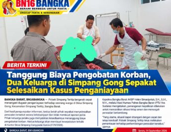 Tanggung Biaya Pengobatan Korban, Dua Keluarga di Simpang Gong Sepakat Selesaikan Kasus Penganiayaan