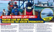 Inspeksi Tambang Laut Cupat: Ponton Luar IUP Ditarik, Penambang Tak Berizin Diperingatkan