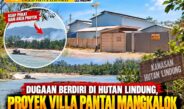 Diduga Masuk Hutan Lindung dan Tebar Limbah Asap, Proyek Villa Pantai Mangkalok Dikeluhkan Warga