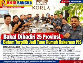 Bakal Dihadiri 25 Provinsi, Batam Terpilih Jadi Tuan Rumah Rakernas PJS