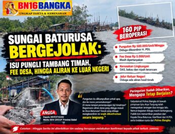 160 PIP Beroperasi di Sungai Baturusa: Pungutan Rp 500.000/Unit/Minggu Diduga Dikoordinir H. PDL !!!Fee Desa, Kerusakan Lingkungan dan Jalur Keluar Negeri Dipertanyakan