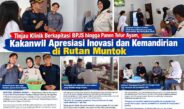 Tinjau Klinik Berkapitasi BPJS hingga Panen Telur Ayam, Kakanwil Apresiasi Inovasi dan Kemandirian di Rutan Muntok