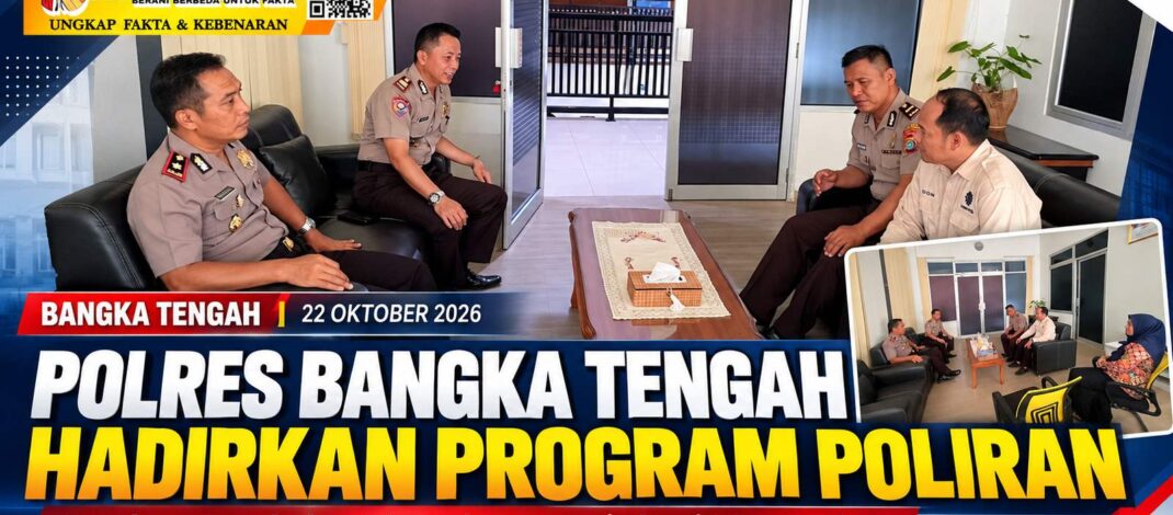 Polres Bangka Tengah Hadirkan Program Poliran, Gandeng Pemkab Buka Peluang Kerja bagi Masyarakat