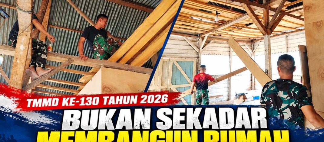 Bukan Sekadar Membangun Rumah, Kodim 0431/Bangka Barat Hadirkan Harapan bagi Warga