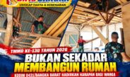 Bukan Sekadar Membangun Rumah, Kodim 0431/Bangka Barat Hadirkan Harapan bagi Warga