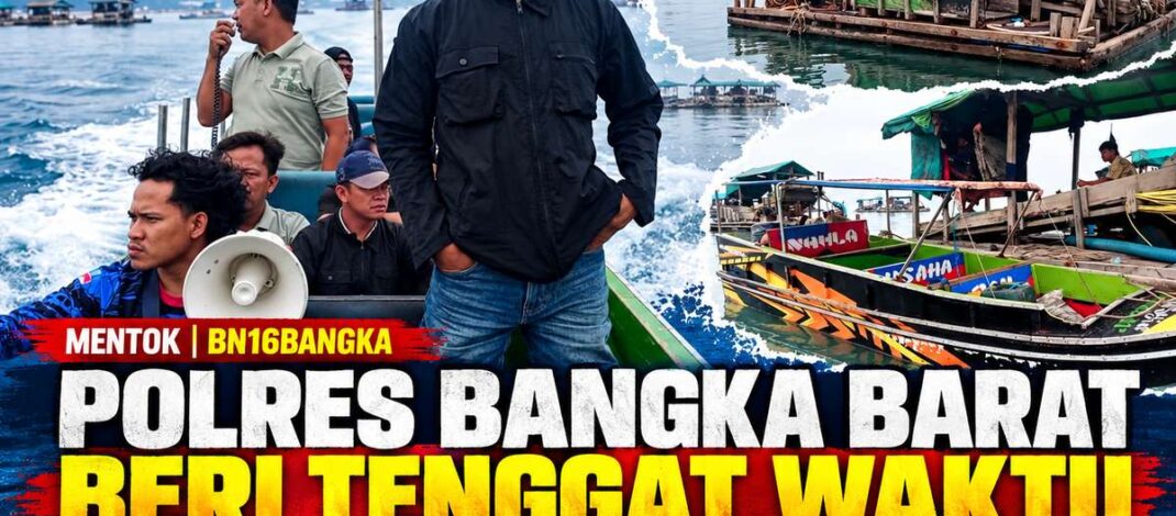 Polres Bangka Barat Beri Tenggat Waktu: Ratusan Ponton Tambang di Tembelok-Keranggan Diminta Segera Keluar atau Ditindak Hukum