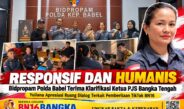 Responsif dan Humanis, Bidpropam Polda Babel Terima Klarifikasi Ketua DPC PJS Bangka Tengah Terkait Pemberitaan TikTok BN 16
