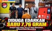 Sempat Coba Kabur dan Buang Barang Bukti, Pengedar Sabu di Bawah Bukit Menumbing Berhasil Diringkus Polisi