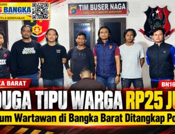 Modus Jaminan Aset Bodong hingga Sasar Penambang, Oknum Wartawan di Bangka Barat Dibekuk Polisi