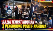 Tekan Penyalahgunaan Narkotika, Satresnarkoba Polres Bangka Barat Jaring 3 Orang Positif Urine di Kafe Irma