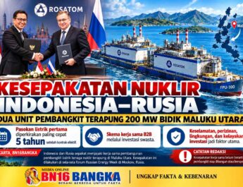 Kesepakatan Nuklir Indonesia–Rusia di Moskow: Dua Unit Pembangkit Terapung Bidik Maluku Utara